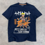 تیشرت انیمه اورجینال رنگ سرمه ای سایز M