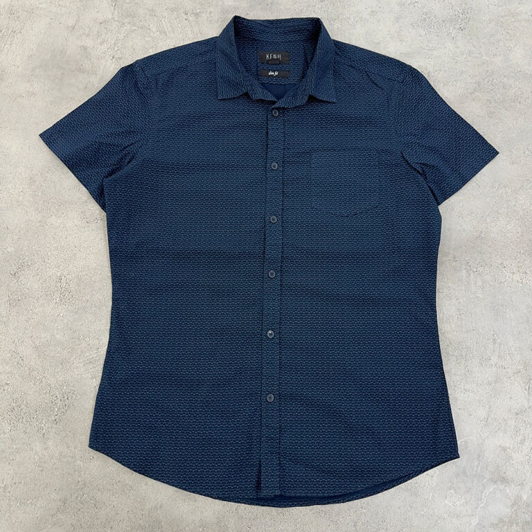 پیراهن تاناکورا آستین کوتاه سرمه ای سایز L