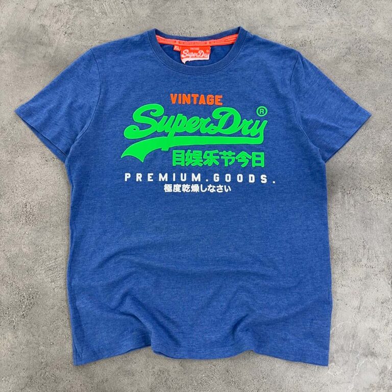 تیشرت استوک ژاپنی SUPER DRY سایز L