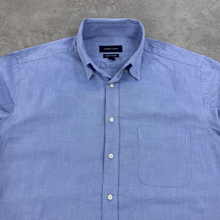 پیراهن مردانه رسمی ANDREW JAMES آبی سایز L