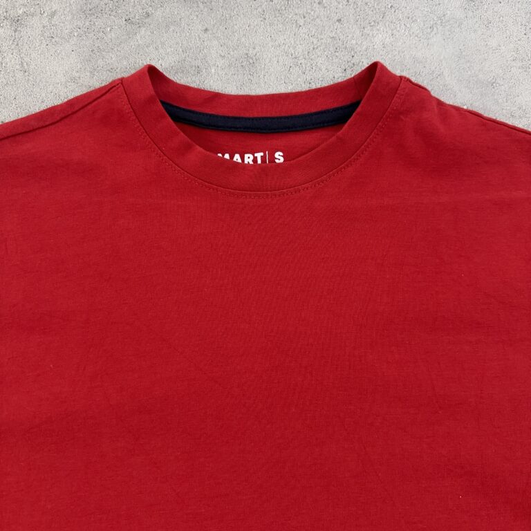 تیشرت کتان استوک رنگ قرمز سایز S