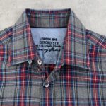 پیراهن مردانه تاناکورا چهارخانه کتان سایزM