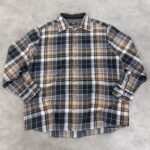 پیراهن پشمی اورجینال چهارخانه سایز 2XL