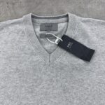 بافت یقه هفت رنگ طوسی اورجینال سایز XL