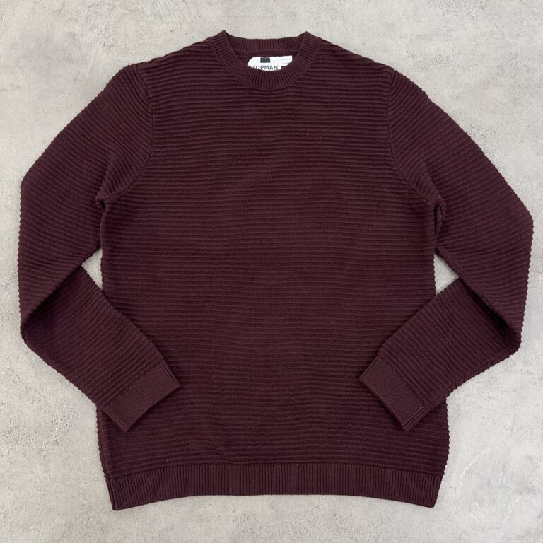 بافت مردانه TOPMAN زرشکی سایز M