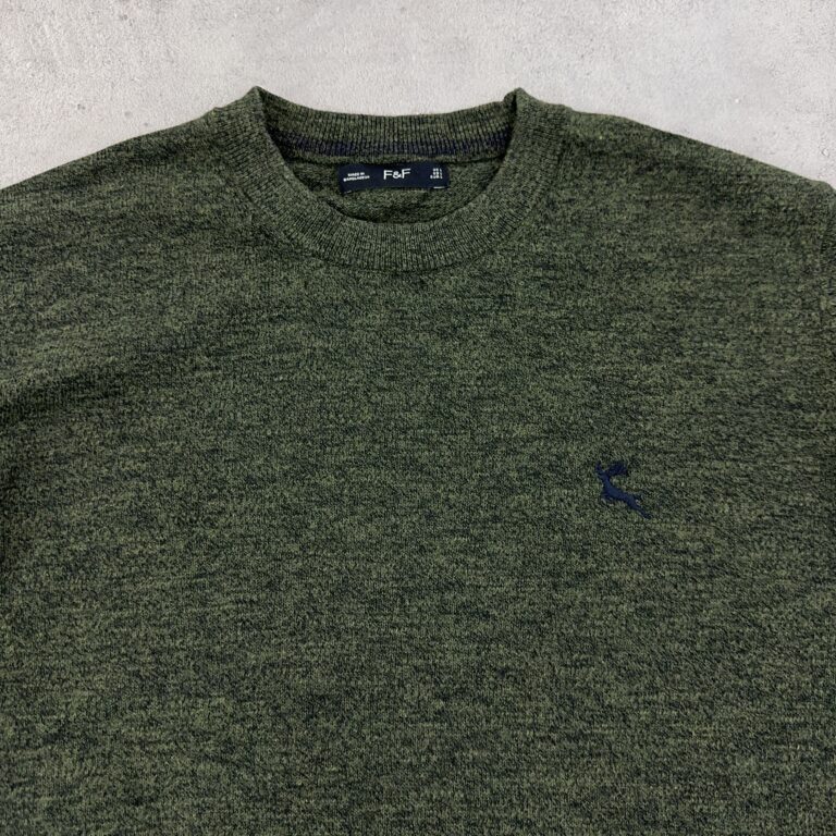 بافت مردانه سبز لجنی F&F انگلیس سایز L