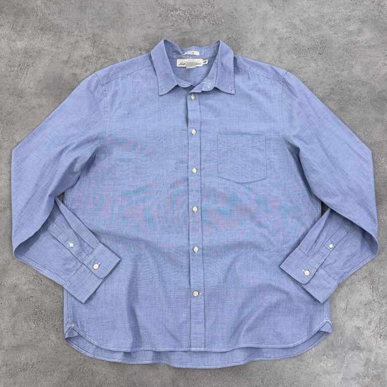 پیراهن مردانه سوئدی H&M رنگ آبی سایز XXL