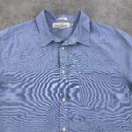 پیراهن مردانه سوئدی H&M رنگ آبی سایز XXL