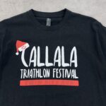 تیشرت کریسمسی استوک رنگ مشکی سایز M