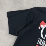 تیشرت کریسمسی استوک رنگ مشکی سایز M