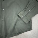 پیراهن اورجینال با پارچه کشی رنگ سبز سایز XL