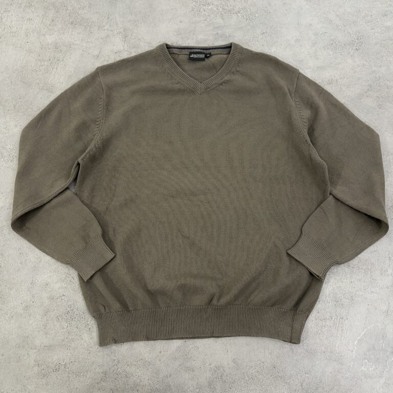 بافت یقه هفت اورجینال رنگ قهوه ای سایز XL