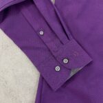 پیراهن کتان اورجینال رنگ بنفش برند OLYMP سایز L