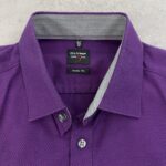 پیراهن کتان اورجینال رنگ بنفش برند OLYMP سایز L