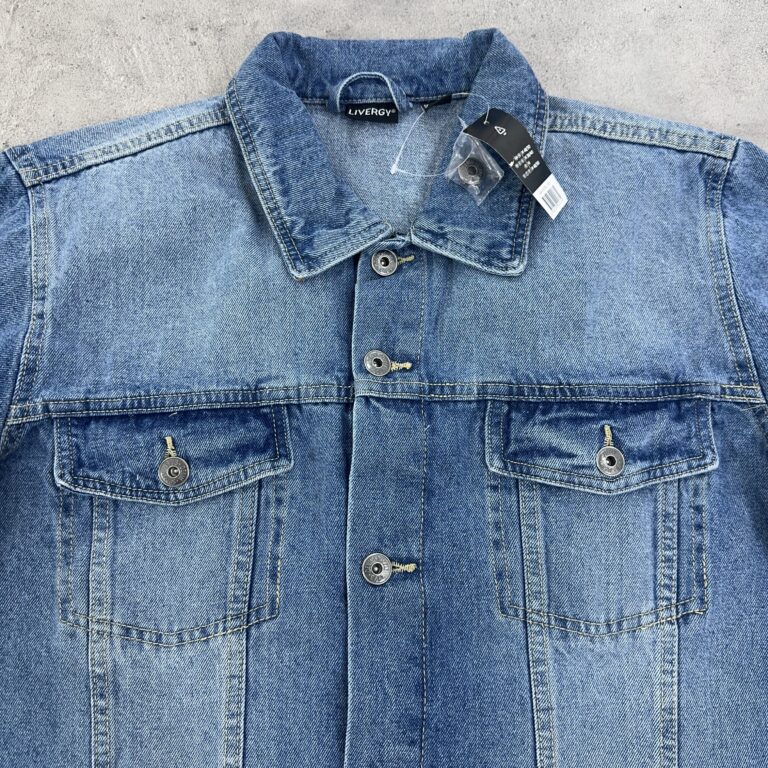 کت جین LIVERGY آلمانی اورجینال رنگ آبی سایز L