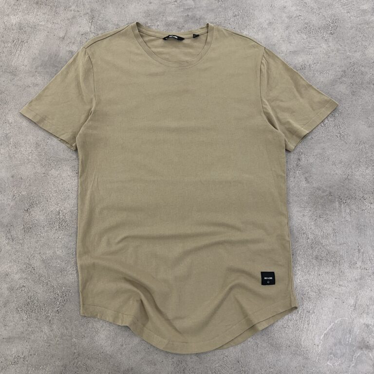 تیشرت کتان اورجینال رنگ خاکی سایز M