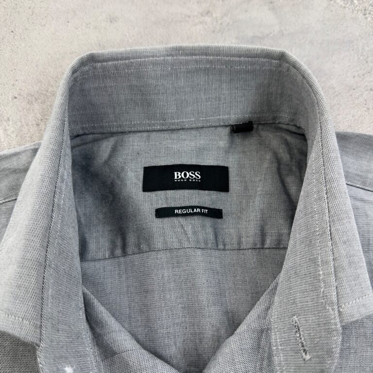 پیراهن اورجینال HUGO BOSS طوسی سایز XL