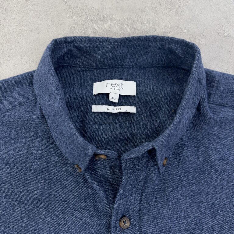 پیراهن پشمی پاییزه برند NEXT رنگ سرمه ای سایز XXXL